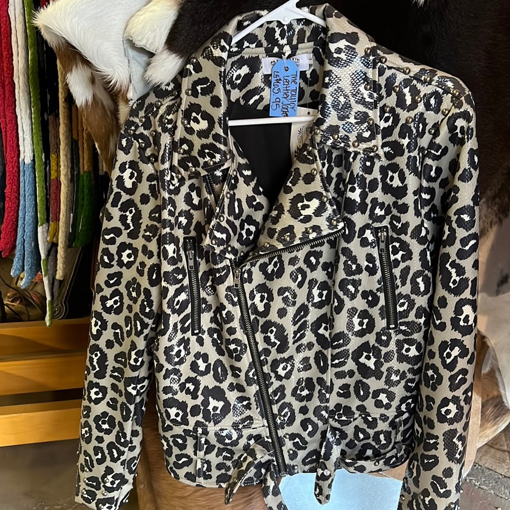 Crazy Train Faux Leather Jacket
